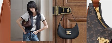 celine avabag|Celine shoulder bag triomphe.